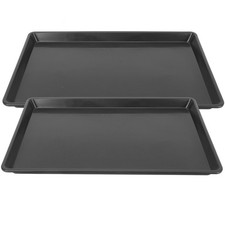 2 Pcs Plastic Pet Cage Tray